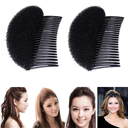 2 Stück Frauen Lady Girl Hair Styling Clip Stick Bun Maker Braid Tool Hair Accessories Charming Bump It Up Volume Inserts Do Beehive Hair Styler Hair Comb DIY Hair Beauty Tool von ericotry