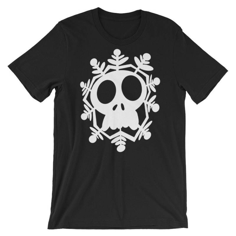 Totenkopf-Flocke - Unisex Shirt von Erikhcaballero