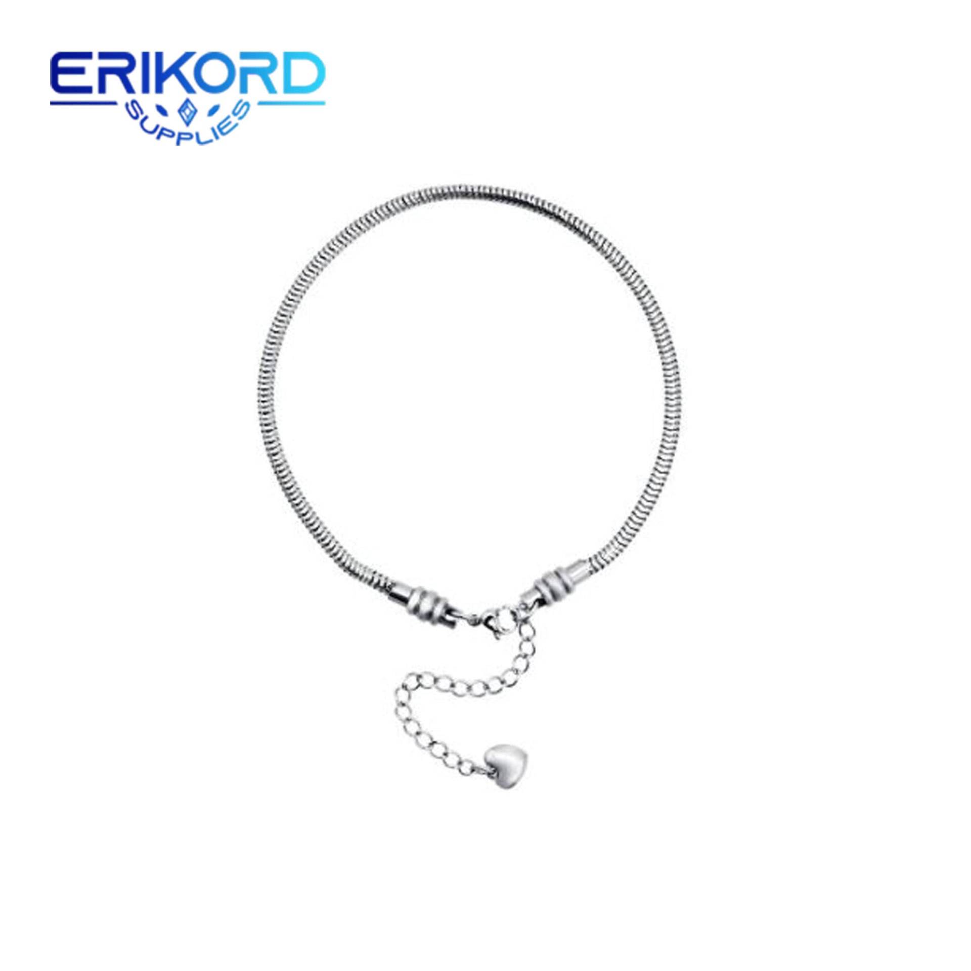 Edelstahl Metall Schlangenkette Boot Charm Perlen Karabinerverschluss Armband Mit Verstellbaren Verlängerungsketten Für Frauen Diy Schmuckherstellung Edelstahl Metall Schlangenkette Boot Charm Perlen Karabinerverschluss Armband Mit Verstellbaren Verlängerungsketten Für Frauen Diy Schmuckherstellung von ErikordSupplies