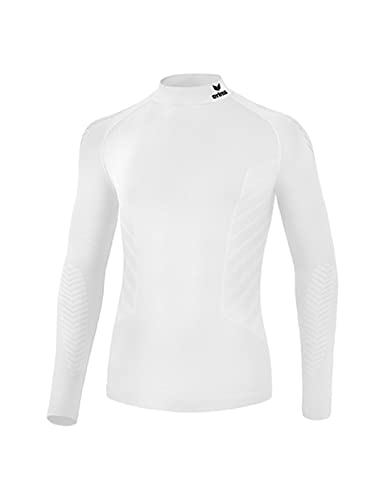 Erima Unisex Kinder Athletic Longsleeve 2.0 turtleneck Funktionsunterw sche, Weiß, XXS EU von Erima