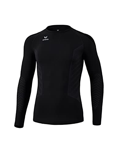 Erima Unisex Kinder Athletic Longsleeve 2.0 FunktionsUnterwäsche, Schwarz, XS EU von Erima