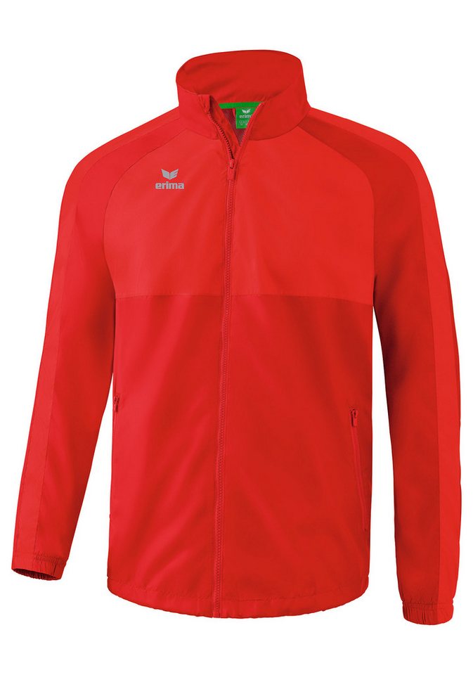 Erima Allwetterjacke Unisex Erwachsene TEAM Allwetterjacke - Hoher Stehkragen mit integrierter Kapuze von Erima