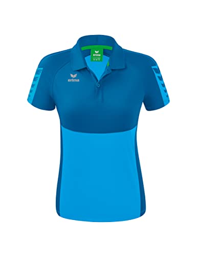 Erima Damen Six Wings Sport Polohemd, curacao, 38 von Erima