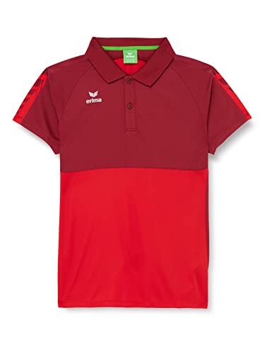 Erima Damen Six Wings Sport Polohemd, rot/bordeaux, 40 von Erima