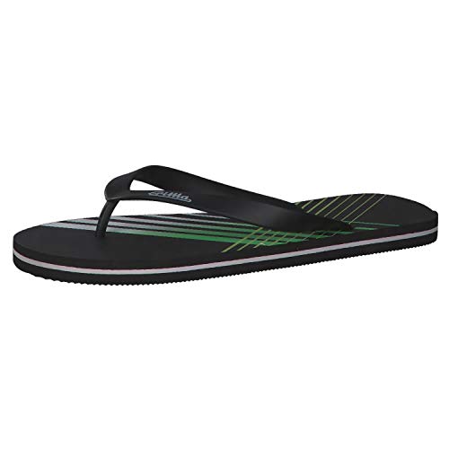 Erima Erwachsene Beach Slipper, Schwarz/Green/Weiß von Erima