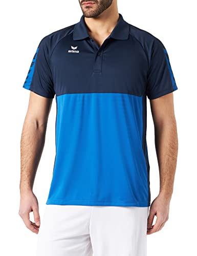 Erima Herren Six Wings Sport Polohemd, new royal/new navy, XL von Erima