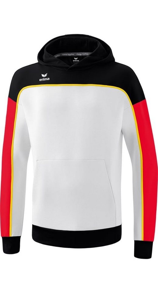 Erima Kapuzenpullover Hoodie Change (Baumwollmix) weiss/schwarz Herren von Erima