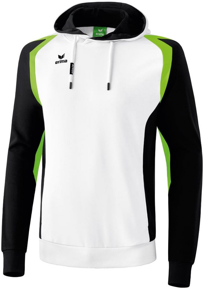 Erima Kapuzenpullover Hoodie Razor 2.0 weiss/schwarz/grün Herren von Erima