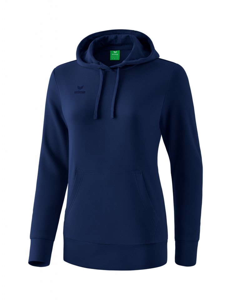Erima Kapuzenpullover Kapuzensweat Basic Hoodie navyblau Damen von Erima