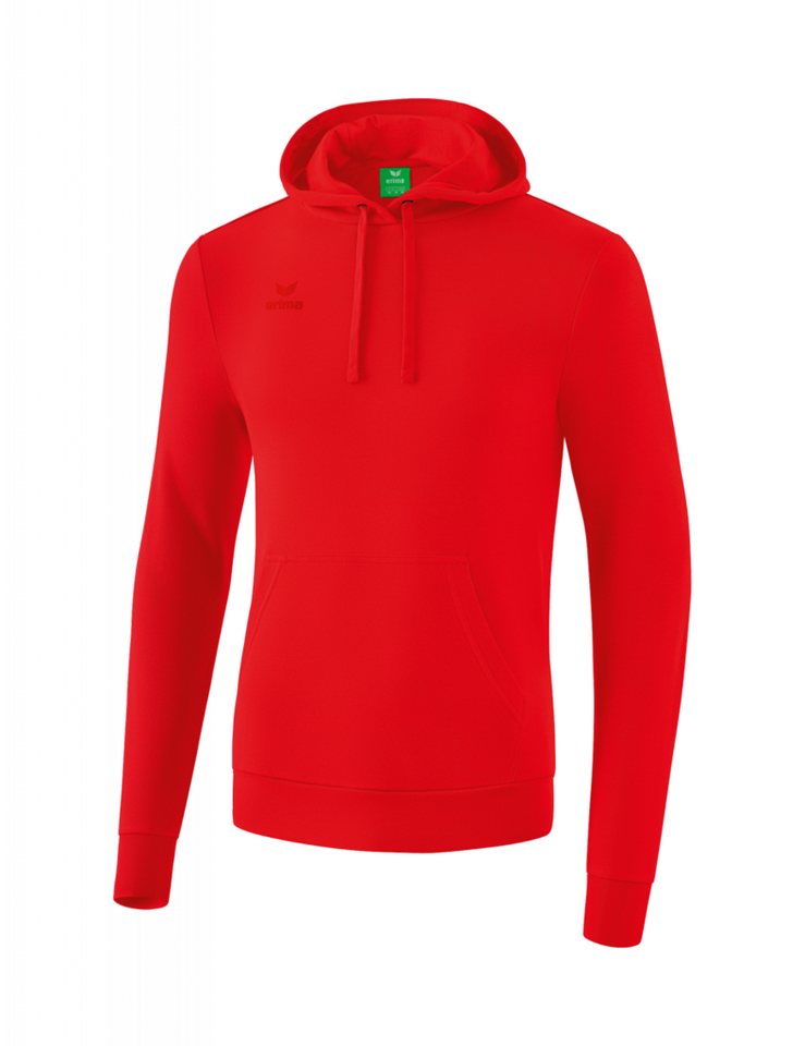 Erima Kapuzenpullover Sweat Basic Hoodie rot Herren von Erima