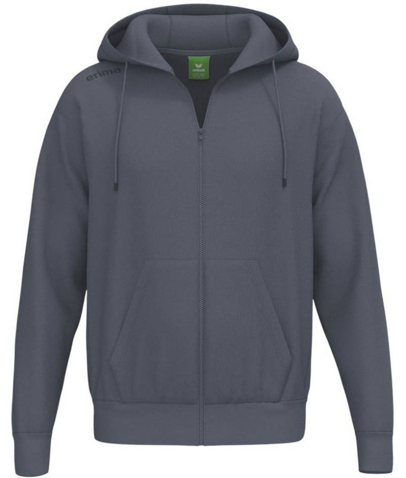 Erima Kapuzenpullover TS Hoodie Full Zip (Mischgewebe) dunkelgrau Herren von Erima