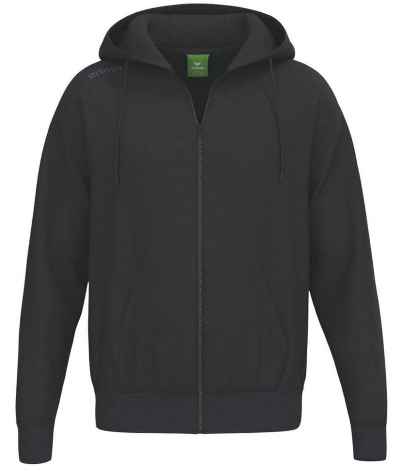 Erima Kapuzenpullover TS Hoodie Full Zip (Mischgewebe) schwarz Herren von Erima