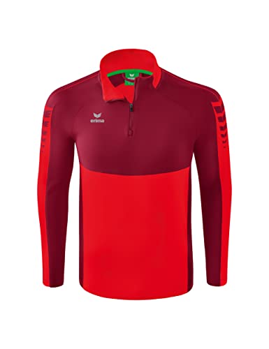 Erima Kinder Six Wings Trainings Top, rot/bordeaux, 128 von Erima