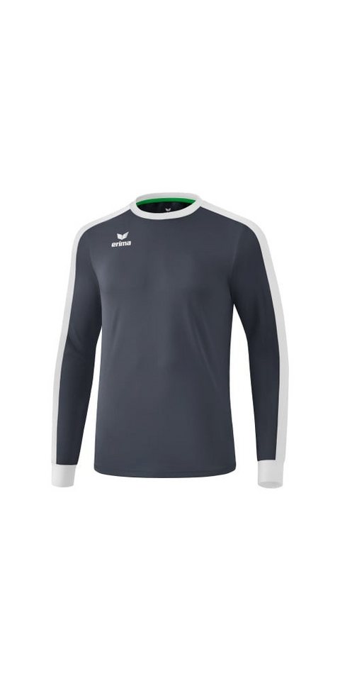Erima Langarmshirt Trikot Retro Star (100% Polyester) grau/weiss Herren von Erima