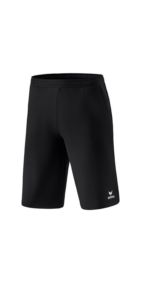 Erima Shorts Sport-Freizeithose Essential 5-C - Baumwolle - kurz schwarz/weiss von Erima