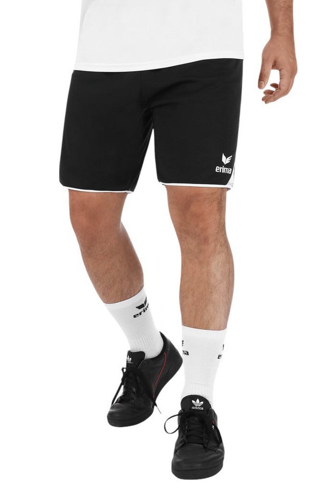 Erima Sporthose Classic 5-C Short (100% Polyester, mit Innenslip) kurz schwarz Herren von Erima