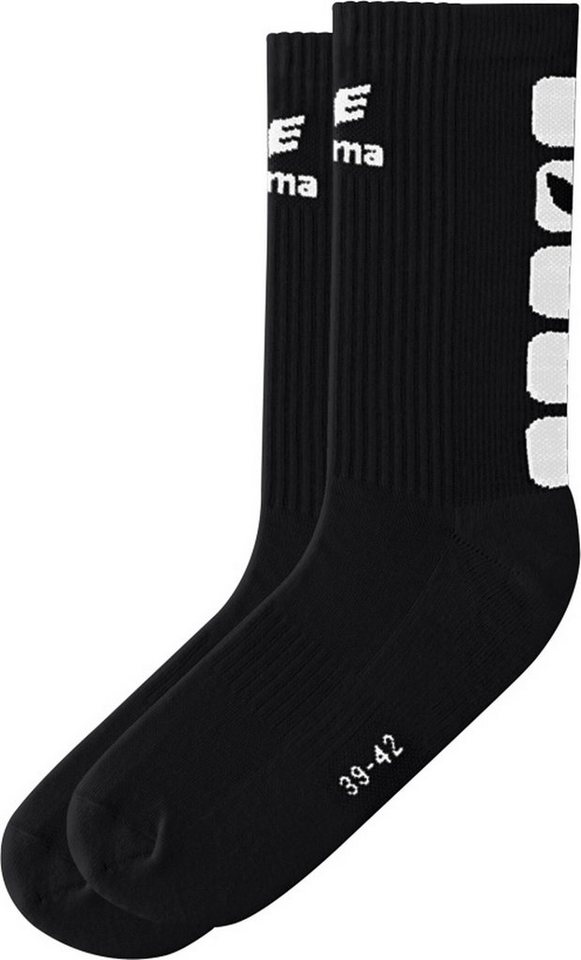 Erima Sportsocken 5-CUBES socks black/white von Erima