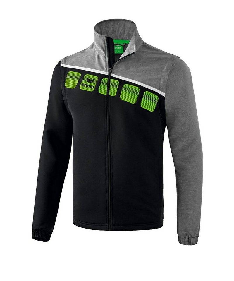 Erima Sweatjacke 5-C Jacke mit abnehmbaren Ärmeln von Erima