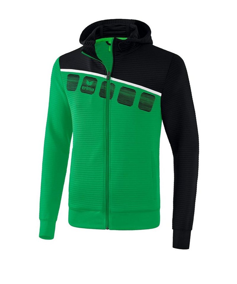 Erima Sweatjacke 5-C Trainingsjacke Kapuze Kids von Erima