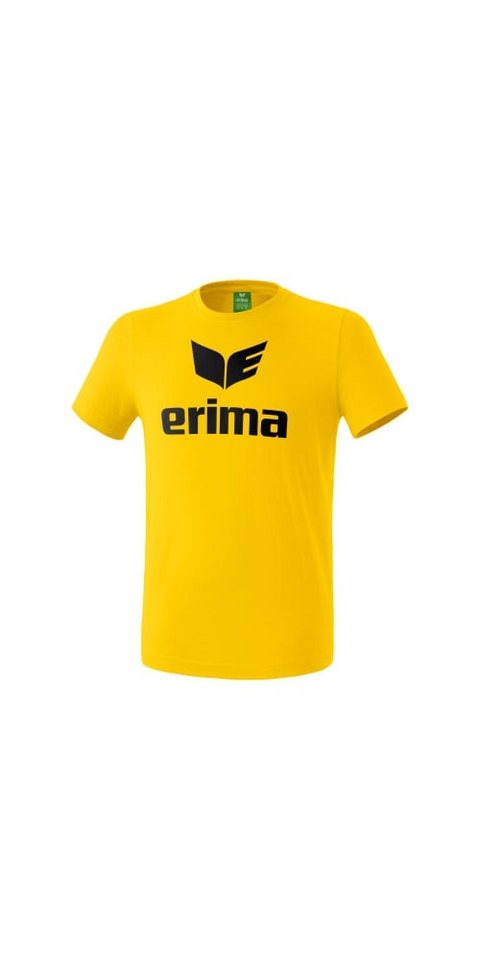 Erima T-Shirt Basic Promo Logo (100% Baumwolle) gelb Herren von Erima