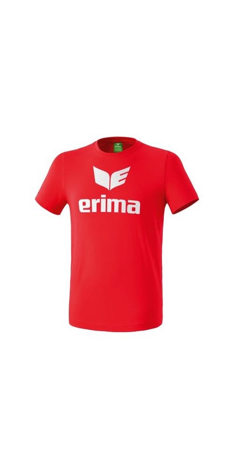 Erima T-Shirt Basic Promo Logo (100% Baumwolle) rot Herren von Erima