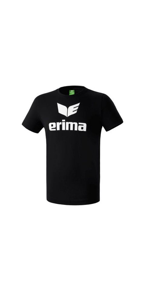 Erima T-Shirt Basic Promo Logo (100% Baumwolle) schwarz Herren von Erima