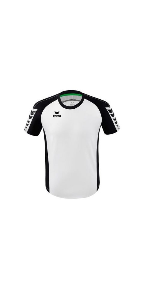 Erima T-Shirt Six Wings Trikot (100% Polyester, strapazierfähig) weiss/schwarz von Erima