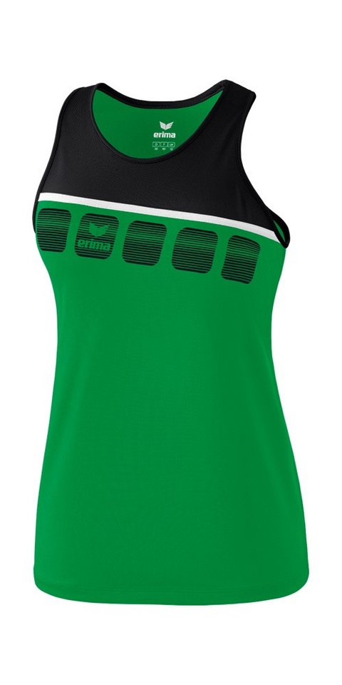 Erima Tanktop Sport-Tank 5-C smaragdgrün/schwarz Damen von Erima