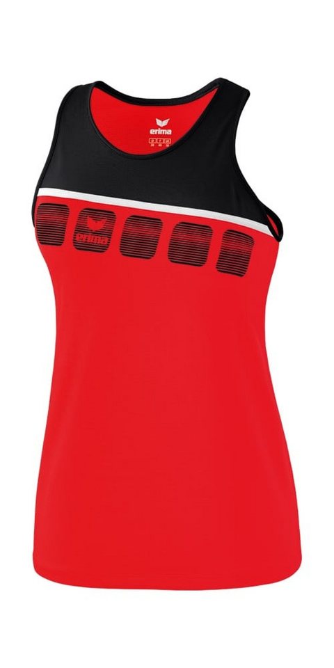 Erima Tanktop Sport-Tank 5C rot/schwarz Damen von Erima