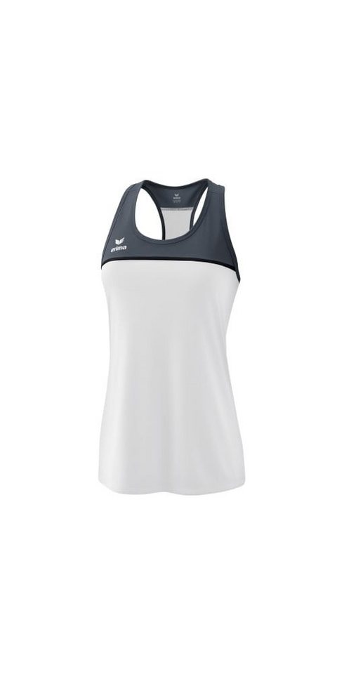 Erima Tanktop Sport-Tank Top Change (100% rec. Polyester) weiss/dunkelgrau Damen von Erima