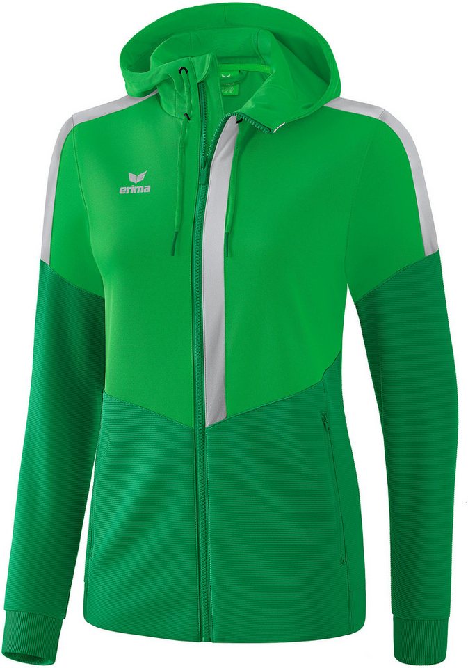 Erima Trainingsjacke Damen Squad Trainingsjacke mit Kapuze von Erima