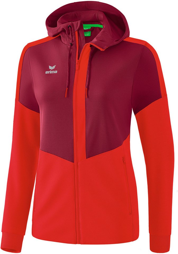 Erima Trainingsjacke Damen Squad Trainingsjacke mit Kapuze von Erima