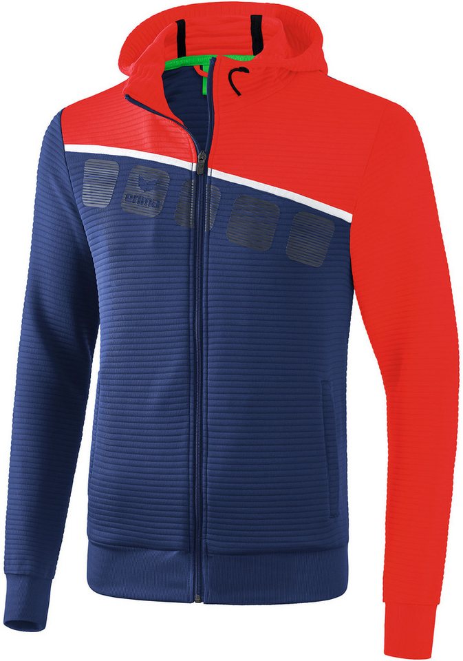 Erima Trainingsjacke Kinder 5-C Trainingsjacke mit Kapuze von Erima