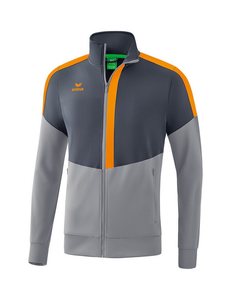 Erima Trainingsjacke Squad Worker grau/orange Herren von Erima