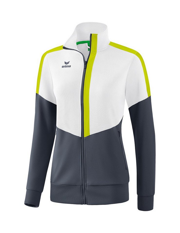 Erima Trainingsjacke Squad Worker weiß/grau/lime Damen von Erima