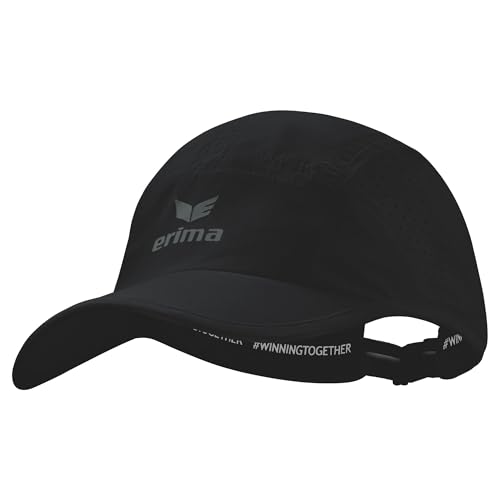 Erima Unisex Erwachsene TS Cap Function (2122501), schwarz, M von Erima
