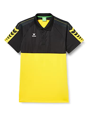 Erima Herren Six Wings Sport Polohemd, gelb, XL von Erima