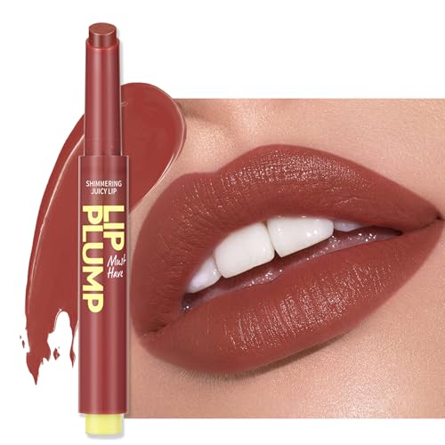 Erinde 2 in 1 Lippenstift & Lip Balm, 24 Stunden Halt Hanganhaltender Lipstick, Wasserfest Feuchtigkeitsspendend Lip Gloss, Pflegender Lippen Makeup Stick Shimmer Erinde 2 in 1 Lippenstift & Lip Balm, 24 Stunden Halt Hanganhaltender Lipstick, Wasserfest Feuchtigkeitsspendend Lip Gloss, Pflegender Lippen Makeup Stick Shimmer von Erinde