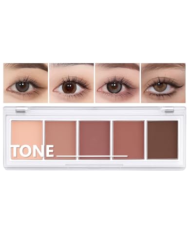 Erinde Matt Lidschatten Palette 5 Farben, Matt Eyeshadow, Hochpigmentiert und Langanhaltend, Natürliche Brauntöne, Samtige Textur, Leicht zu Verblenden, Ideal für Alltag, Arbeit und Reisen #04 Erinde Matt Lidschatten Palette 5 Farben, Matt Eyeshadow, Hochpigmentiert und Langanhaltend, Natürliche Brauntöne, Samtige Textur, Leicht zu Verblenden, Ideal für Alltag, Arbeit und Reisen #04 von Erinde
