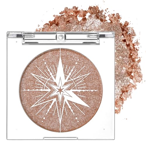 Erinde Glitter Lidschatten Palette, Cream Shimmer Eyeshadow Palette, Wasserdichte Lang Anhaltender Lidschattenpalette, Metallic Eye Glitter Palette, Koreanische Augen Makeup Kosmetik #Cowboy von Erinde