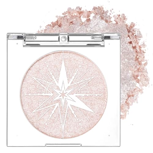 Erinde Glittzer Lidschatten Palette, Cream Shimmer Eyeshadow Palette, Wasserdichte Lang Anhaltender Lidschattenpalette, Metallic Eye Glitter Palette, Koreanische Augen Makeup Kosmetik #Weaver von Erinde