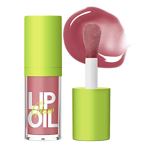 Erinde Big Brush Head Lip Oil, Hydrating Tinted Lip Oil Gloss, Smooth Glossy Finish Lip Glow Oil, Moisturizing & Nourishing Shiny and Vegan Big Brush Head Lip Oil, Non-Sticky Formula #107 von Erinde