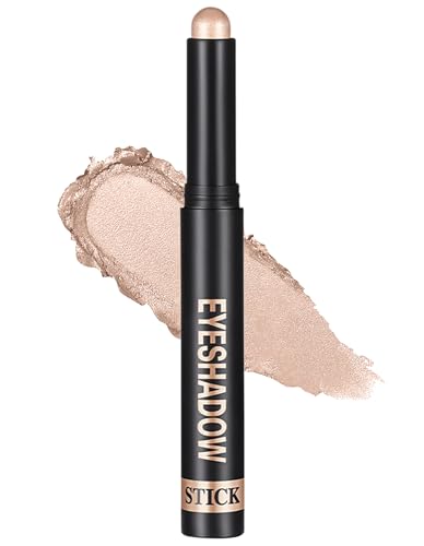 Erinde Creme Lidschattenstift, Hochpigmentierter und Schimmernder Eyeshadow Stick, Wasserfest & Langanhaltend, Metallischer Glanz für Strahlende Augen, Vegan & Tierversuchsfrei #02 von Erinde