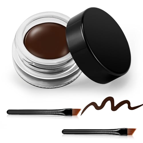Erinde Braun Gel Eyeliner, Wasserfest Langanhaltende Creme Eye Liner Gel, Hochintensive Pigmente, Wischfestes Eyeliner Makeup, Brown Eyeliner mit 2 Eyeliner-Pinseln 04# Erinde Braun Gel Eyeliner, Wasserfest Langanhaltende Creme Eye Liner Gel, Hochintensive Pigmente, Wischfestes Eyeliner Makeup, Brown Eyeliner mit 2 Eyeliner-Pinseln 04# von Erinde