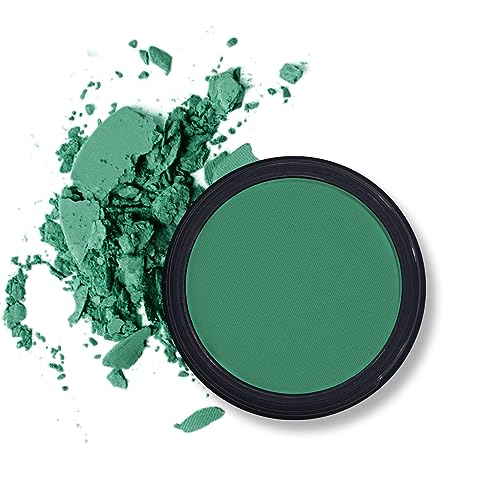 Erinde Single Green Lidschatten Palette, Nudetöne Grüner Matte Eyeshadow Palette, Wasserfest Pressed Powder Lidschattenpalette, High Pigmented & Long Lasting Basic Shade Eye Makeup von Erinde