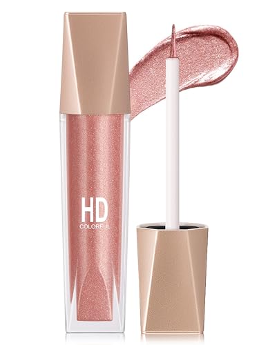 Erinde Liquid Metallic Eyeshadow, Metallischer Glitzer Eyeliner, Hochpigmentiert Lidschatten, Wasserfest & Langanhaltend, Schnelltrocknend, für Strahlende und Funkelnde Augen-Make-up Looks #01 von Erinde