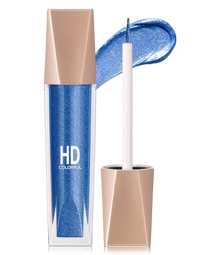 Erinde Liquid Metallic Eyeshadow, Metallischer Glitzer Eyeliner, Hochpigmentiert Lidschatten, Wasserfest & Langanhaltend, Schnelltrocknend, für Strahlende und Funkelnde Augen-Make-up Looks #06 von Erinde