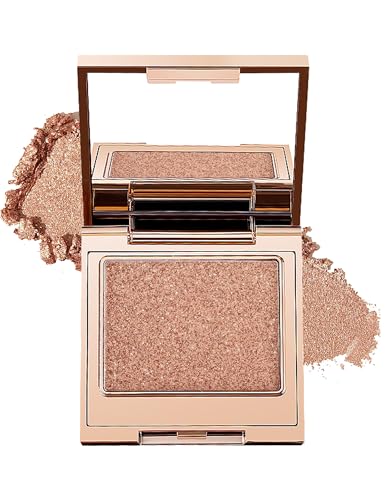 Erinde Single Glitzer Lidschatten, Hochpigmentiert und Langanhaltend Eyeshadow, Weiche Textur Make-up Palette, Metallisch und Perlenglanz, für jeden Anlass geeignet, 3.5g #02 von Erinde