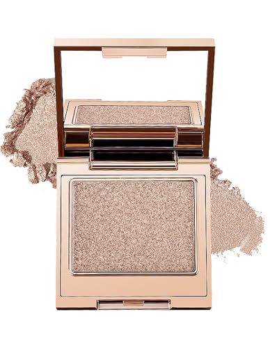 Erinde Single Glitzer Lidschatten, Hochpigmentiert und Langanhaltend Eyeshadow, Weiche Textur Make-up Palette, Metallisch und Perlenglanz, für jeden Anlass geeignet, 3.5g #03 von Erinde