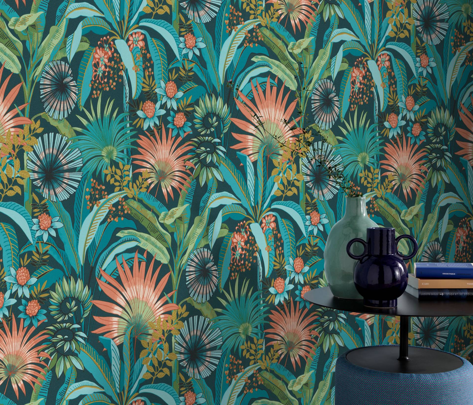 Erismann Vliestapete "Vliestapete Flower Power" geprägt Phthalate frei von Erismann